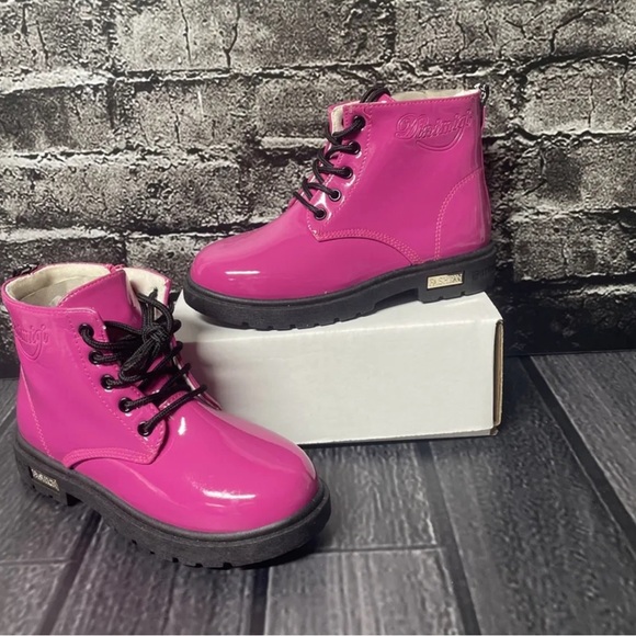 Kids Ankle Chelsea Fur Lined Boots Winter Fashion Boots Euro 34 US Size 3y - Picture 2 of 7